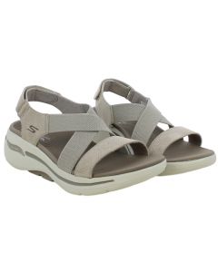 Sandalo Go Walk Arch Fit Taupe
