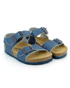 Denim blue fusbet sandal