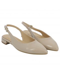 Sandalo in naplack nude con slingback