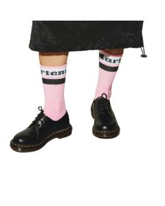 Athletic Logo Sock Pink