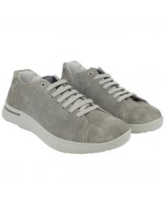 Sneaker in camoscio grigio